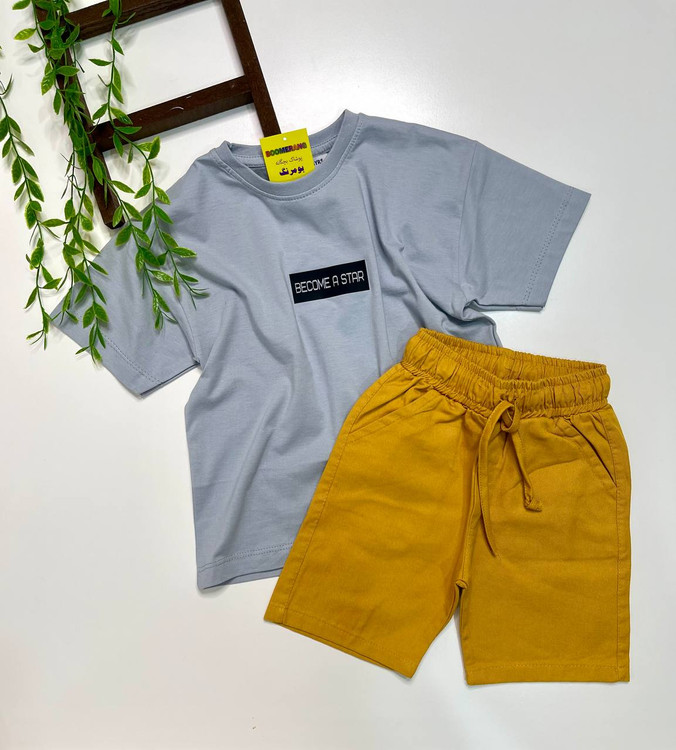 تیشرت شلوارک بچگانه ست پسرانه