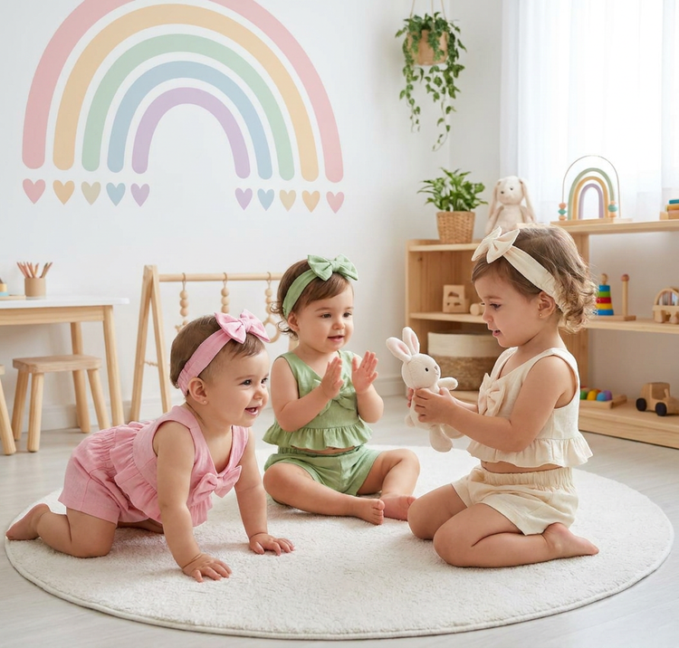 ست تاپ کراپ شلوارک تل مو دخترونه ست لباس بیرونی تابستانه دخترانه نوزادی کراپ تاپ شلوارک نوزادی دخترانه